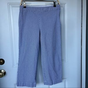 •Liz Claiborne• Audra Striped Side Zip Pants - Size 6